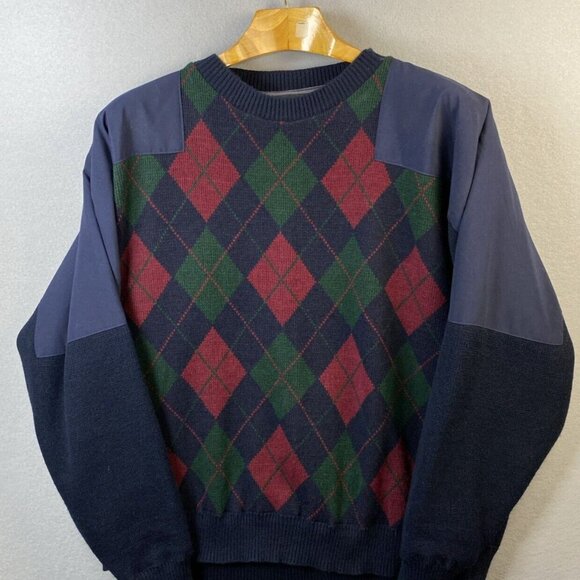 RainSwetter  Weather Boss Windbreaker Mens L Gore Wind Stopper Golf Made In USA - Picture 1 of 9